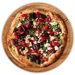 Vegetarian Hot Pizza 